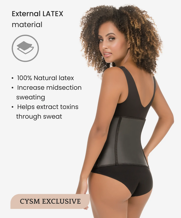 Ultra-lightweight compression latex waist cincher - Style 1320-CYSM Shapers- Ultra-Compresion.