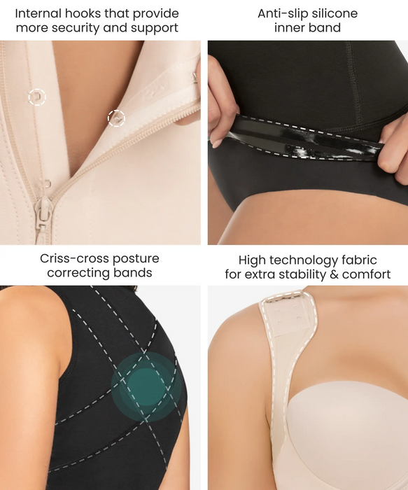 Ultra compression corset - Style 1338-CYSM Shapers- Shapewear.