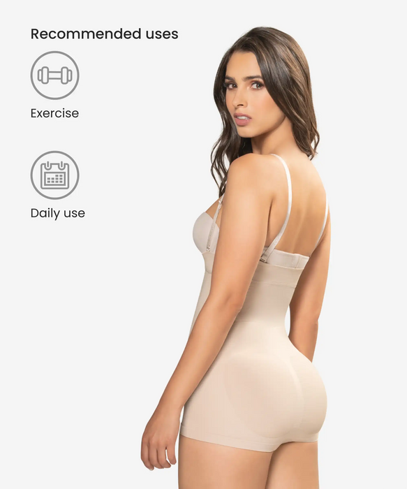 Seamless underbust body shaper in boyshort - Style 1580-CYSM Shapers- Seamless.