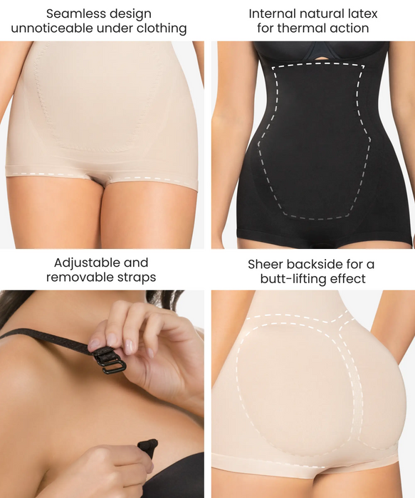 Butt-lifter slimming body shaper in boyshort seamless - Style 1584-CYSM Shapers- Seamless.