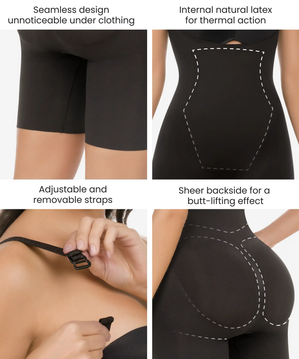 Black Seamless Bodysuit 3-Pack in style 1585-CYSM Shapers- Bundle.