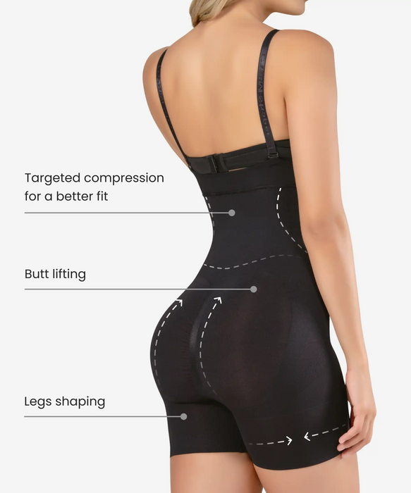 Seamless Strapless Thermal Full Body Shaper - Style 1588-CYSM Shapers- Seamless.