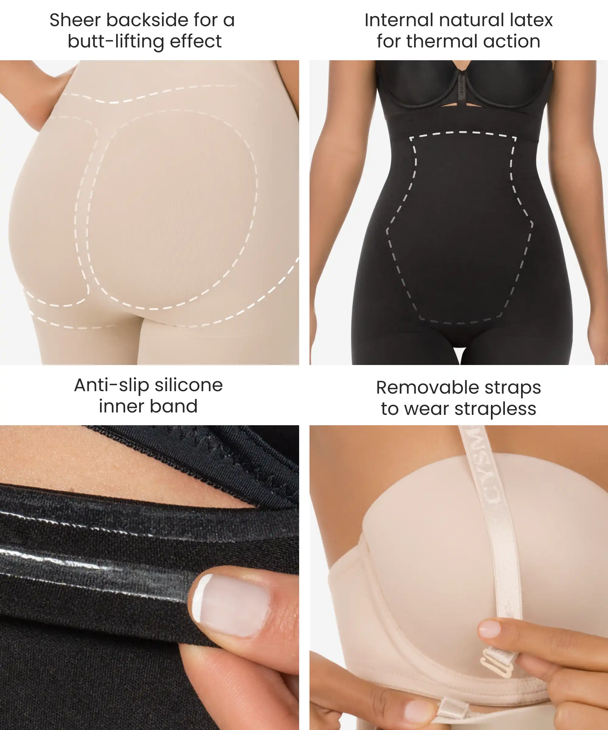 Bundle - 2 Strapless Bodysuits + Sculpting Gel