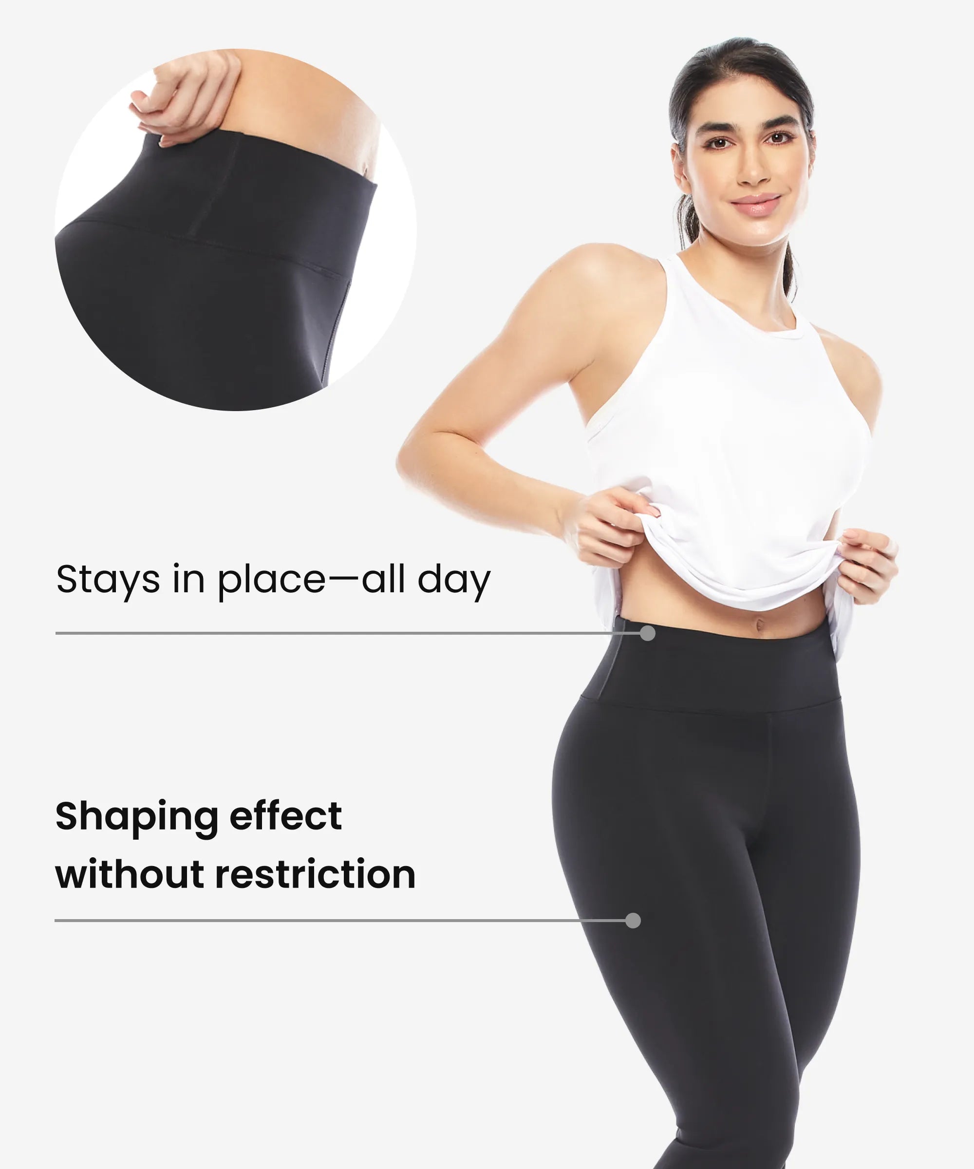 Curvy Legging | Straight-Leg Fit shaping effect