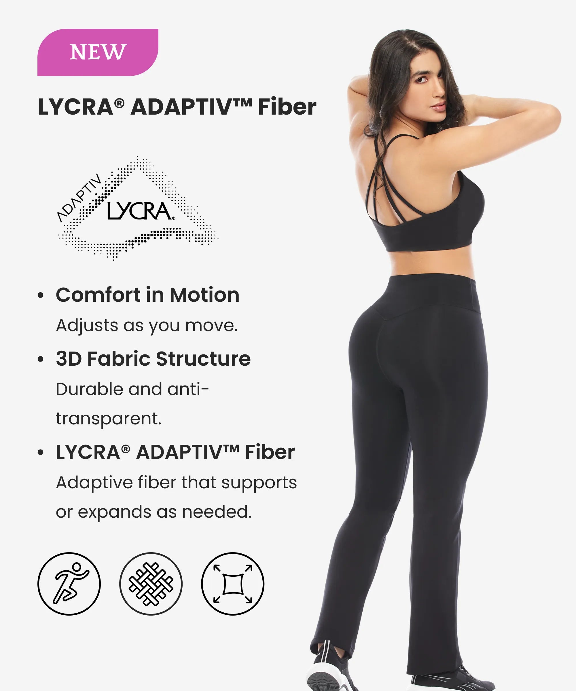 Curvy Legging | Straight-Leg Fit with LYCRA® ADAPTIV™ fiber
