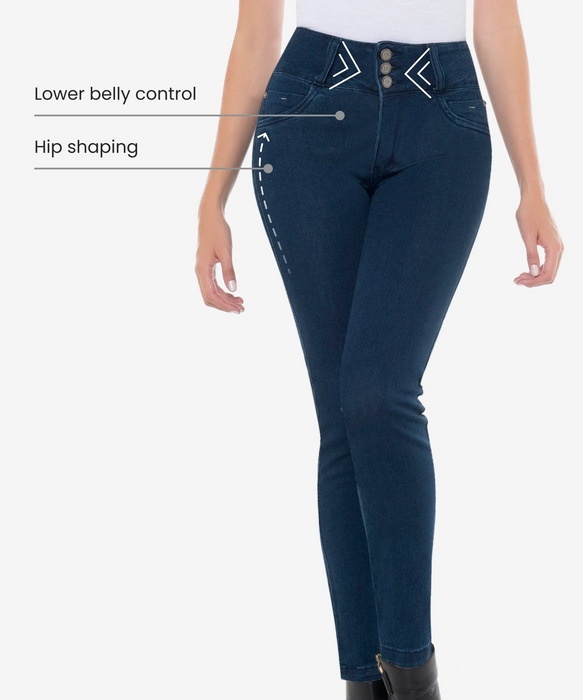 Mix Pack - 3 Push Up Jeans in styles 2127-2121-2126-CYSM Shapers- Bundle.