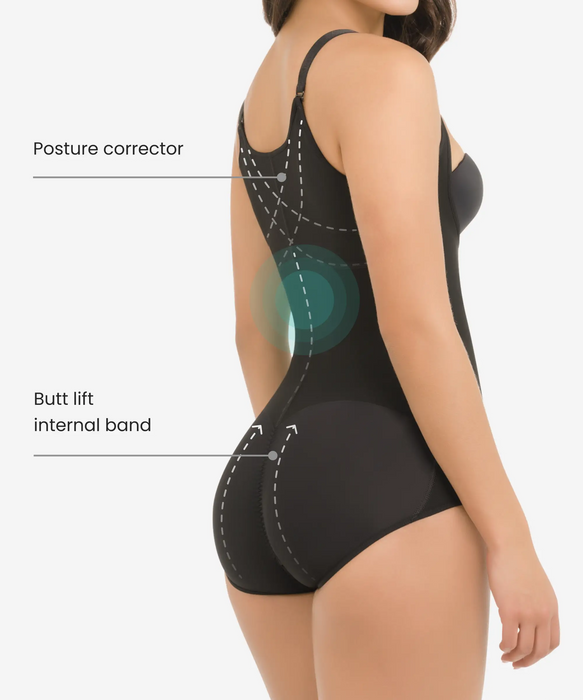 Butt-lifting compressive bodysuit - Styles 283-CYSM Shapers- Termico.