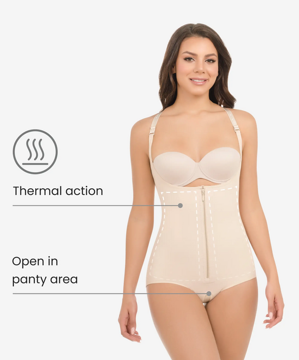 Butt-lifting compressive bodysuit - Styles 283-CYSM Shapers- Termico.