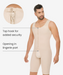 Men’s abdomen and legs control bodysuit - Style 298-CYSM Shapers- Masaje Constante.