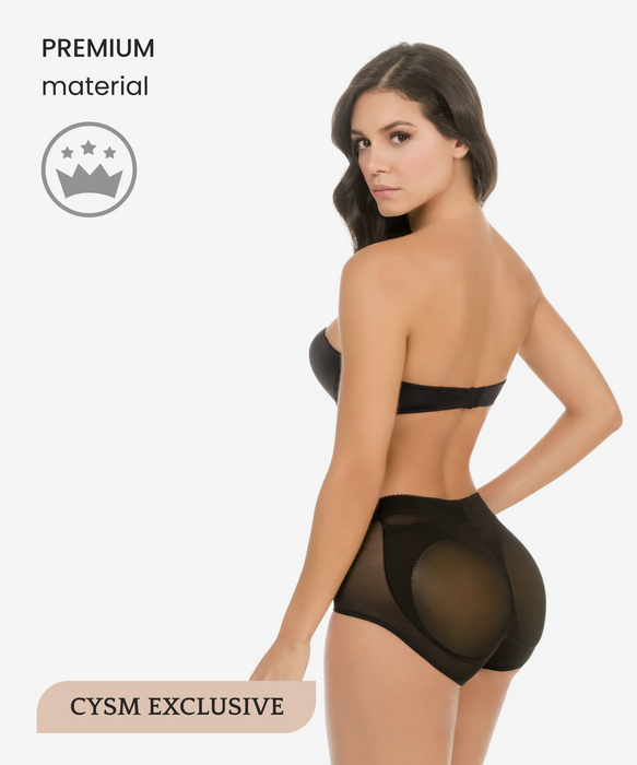 Butt-enhancing padded panty with silicone pads - Style 3-CYSM Shapers- Shapewear.