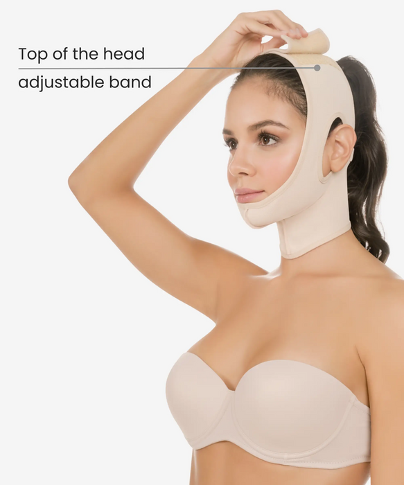 Post surgery compression face wrap - Style 356-CYSM Shapers- Shapewear.