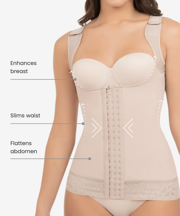 Compressive posture corrector vest - Style 427-CYSM Shapers- Shapewear.