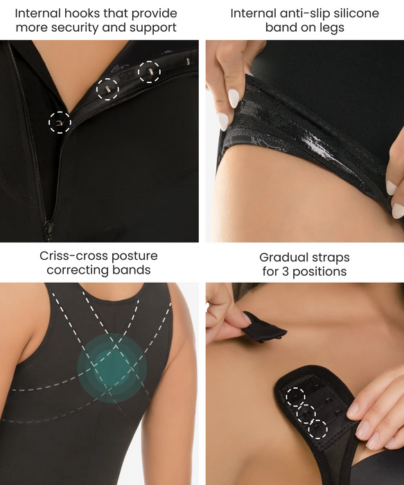 Black Body Shaper 3-Pack in style 436-CYSM Shapers- Bundle.