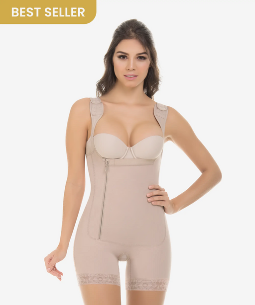 Tummy control body shaper in boyshort - Style 436-CYSM Shapers- Shapewear.