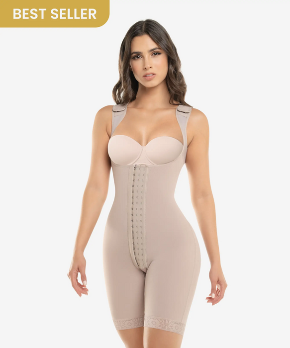 High control mid-thigh bodysuit - Style 455-CYSM Shapers- Ultra-Silueta.