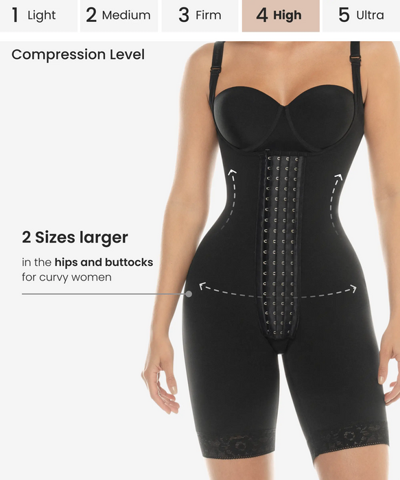 Gradual compression curvy body shaper - 459 style-CYSM Shapers- .