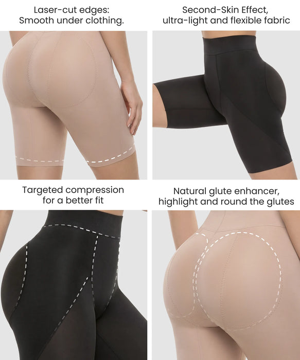 Ultra-Light Long Panty Shaper Style 512  Second-Skin Effect & Full Thigh Sculpting