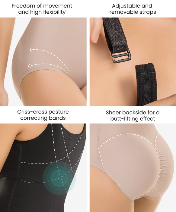 Ultra Flex firm abdomen control body shaper - Style 605 / 606-CYSM Shapers- Ultra Flex.