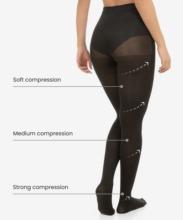 High compression pantyhose for varicose veins - Style 61-CYSM Shapers- Medias.