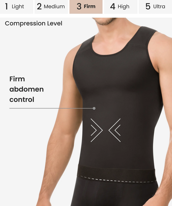 Men's Ultra Flex Control Compression Shirt - Style 613-CYSM Shapers- Ultra Flex.