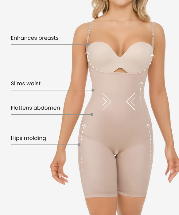 Ultra Flex Slimming Bodysuit Shaper - Style 617-CYSM Shapers- .