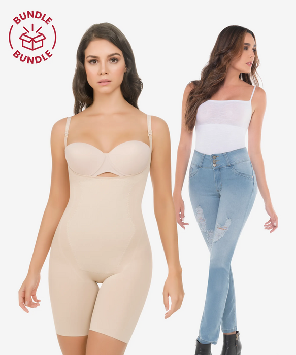 Bundle Shaper & Jeans - Styles 1585 + 2100-CYSM Shapers- Bundle.